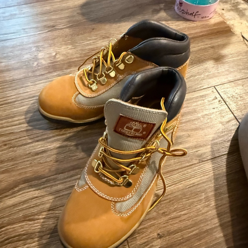 Timberland Kids Brown and Black Boots